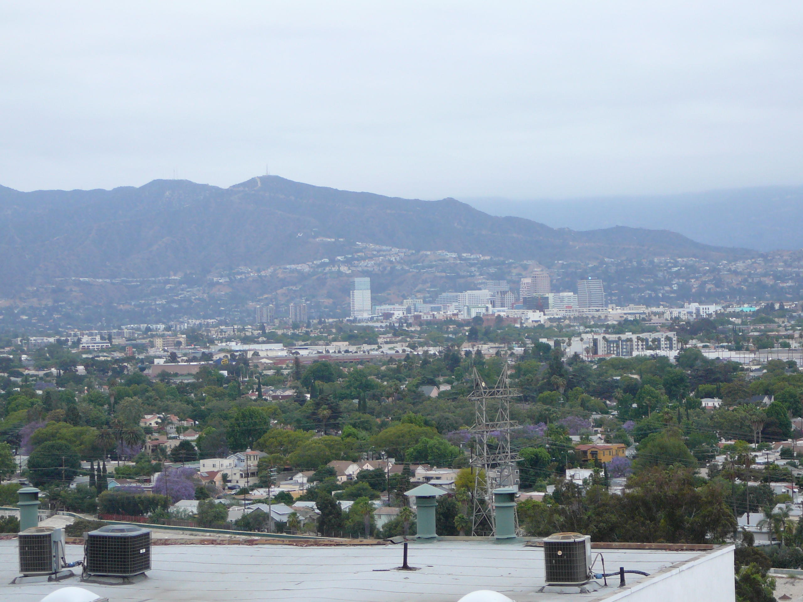 Most months of the year the view is less killer, but still nice. Glendale and mountains.